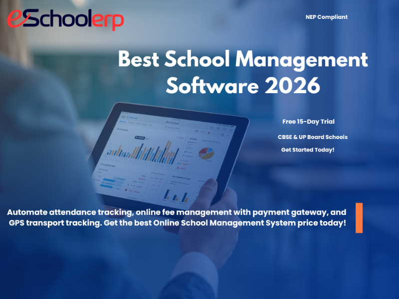 All-in-one school management system interface for CBSE and UP Board schools